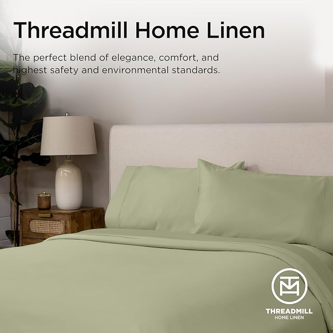 Threadmill Twin XL Sheet Sets | 100% Supima Cotton Sheets - Image 8