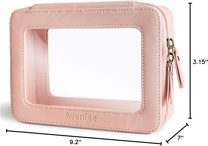 Aveniee Clear Makeup Bag Organizer, Large Travel Toiletry Bag - Image 7