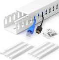 99in Professional Server Rack Cable Management Raceway, H1.4in x W1.6in Cable by ZhiYo