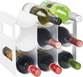 mDesign Plastic Free-Standing Water Bottle Organization/Wine Rack Storage by mDesign