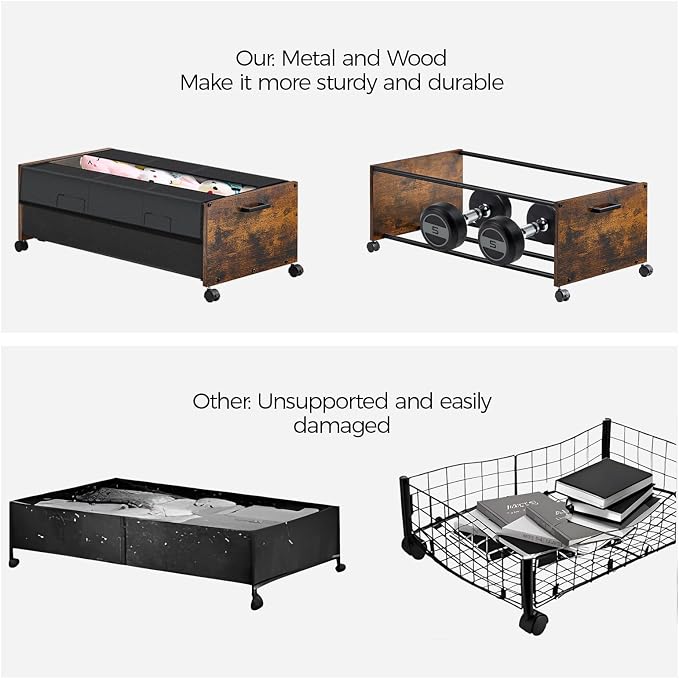 Under Bed Storage with Wheels XXL Size, Under Bed Storage Containers, UnderBed - Image 7