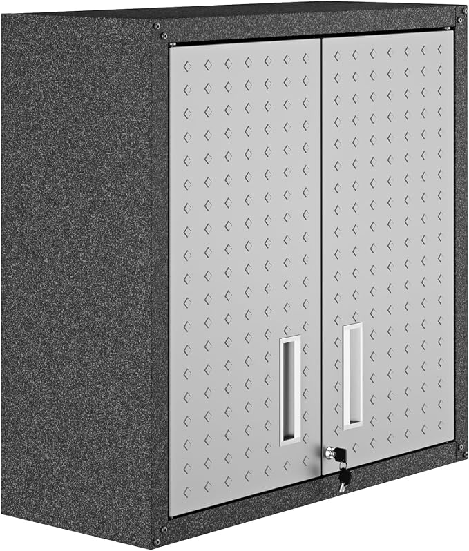 Manhattan Comfort Dual Fortress Floating Garage Storage Cabinet - Image 7