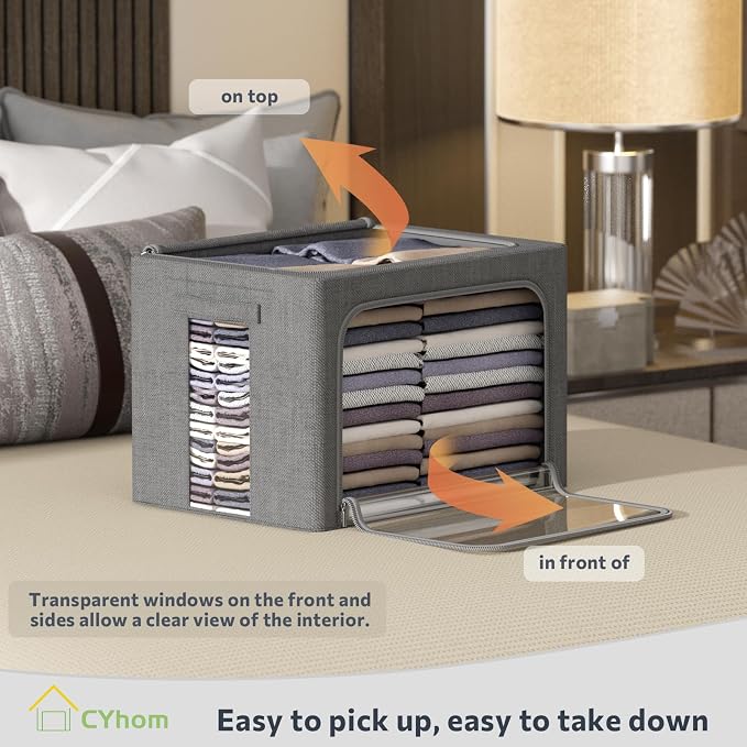 CYhom Clothes Storage Bins Box - Image 2
