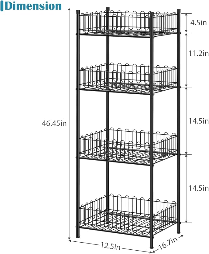 OYEAL Water Bottle Storage Holder 4 Tier Can Organizer - Image 2