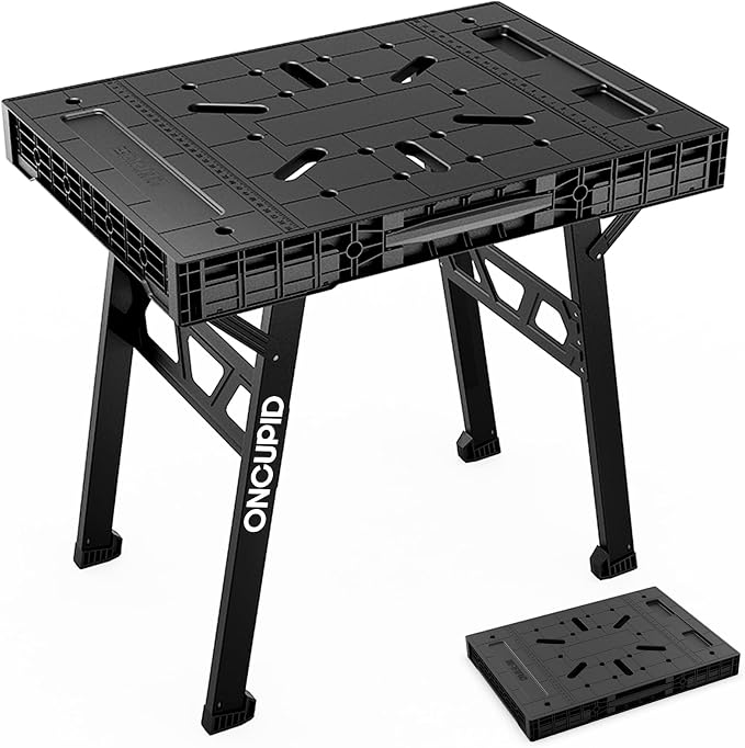 Express Folding Work Table, Easy Setup Portable Folding Work Table & Portable by ONCUPID