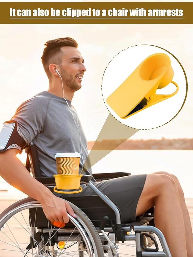Kalolary Drinking Cup Holder Clip- Chair and Table Bottle Cup Stand The DIY - Image 5