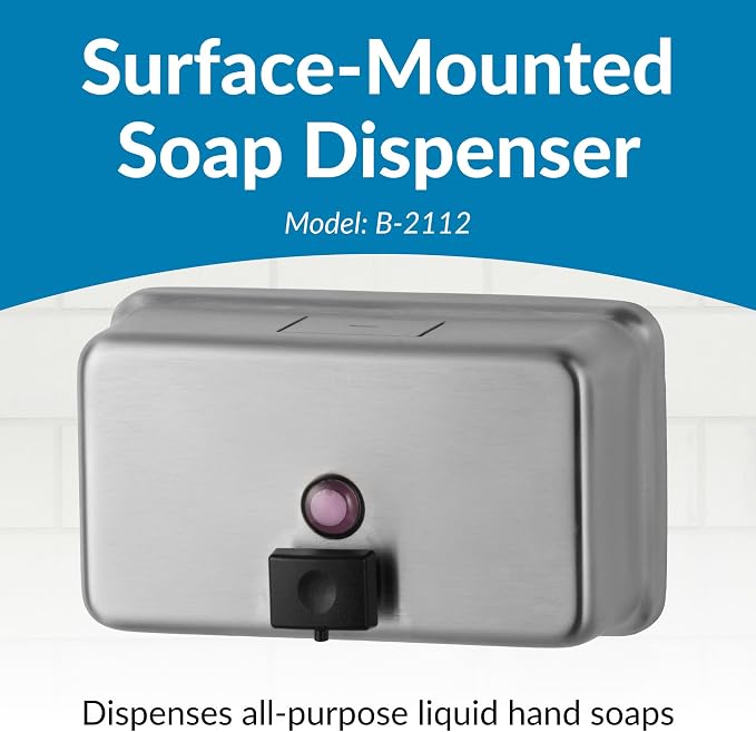 Bobrick Surface-Mounted Soap Dispenser - Image 2