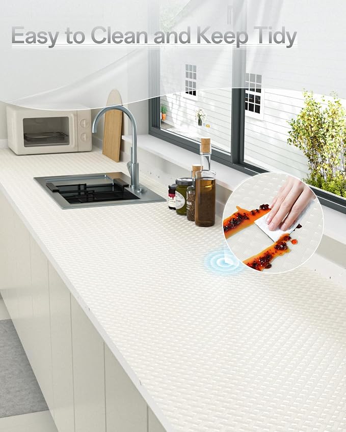 Shelf and Drawer Liner for Kitchen Cabinet, Non-Adhesive 24in x 240in - Image 7