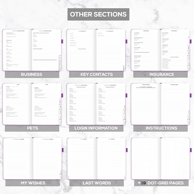 Clever Fox Large End of Life Planner – Guided Final Arrangements Organizer - Image 6
