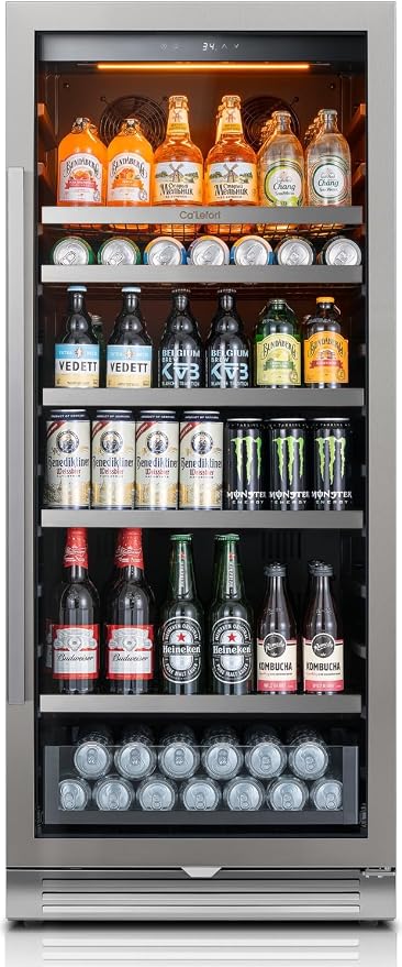Ca'Lefort 24 Inch Beverage Refrigerator, 238 Cans Tall Beverage Fridge by CaLefort