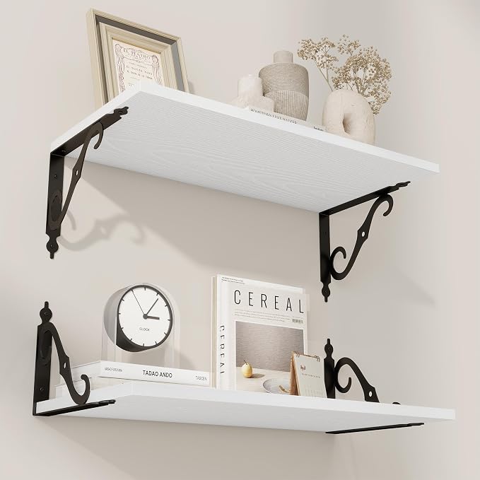 RICHFOCUS 12 Inch Deep Floating Shelves by Unknown