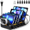 Charging Station for Multiple Devices, Honcila 6 in 1 Multi Charger Station by Honcila