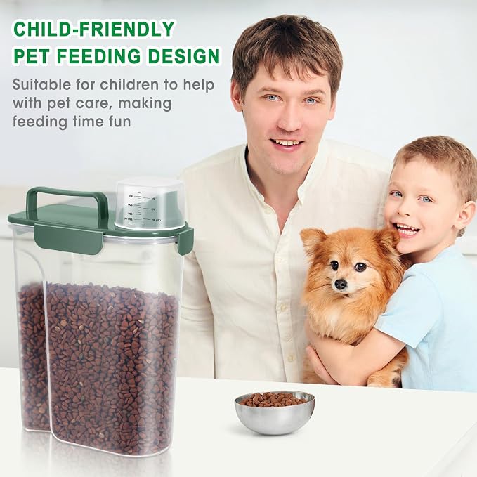 TBMax Cat Dog Food Storage Container 5 to 7 lbs, Secondary Pet Food Storage - Image 4
