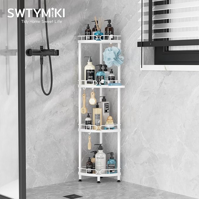 SWTYMIKI Corner Shower Caddy Standing - Image 2