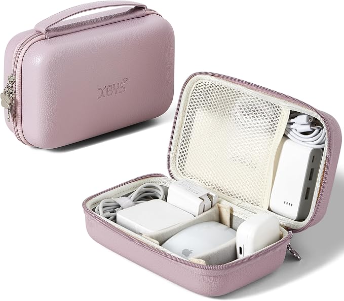 Charger Case for Macbook, Portable Tech Electronic Organizer Bag, Travel by Linpr