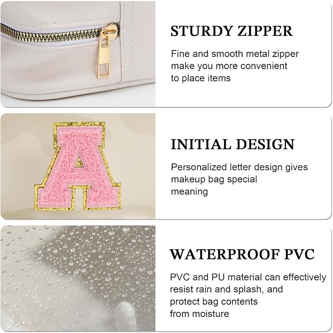 YOOLIFE Initial Birthday Gifts for Kids Travel Toiletry Bag Birthday Gifts for - Image 6