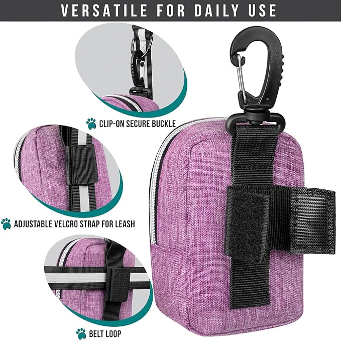PetAmi Dog Poop Bag Holder for Leash, Dog Waste Dispenser - Image 4