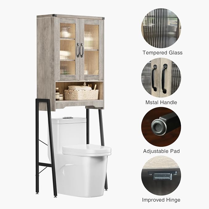 Over The Toilet Storage Cabinet - Image 5