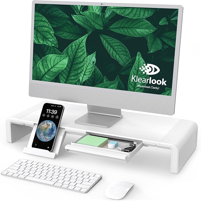 Monitor Stand Riser, Klearlook Foldable, Height Adjustable Computer Stand by KlearlookMaximizedClarity