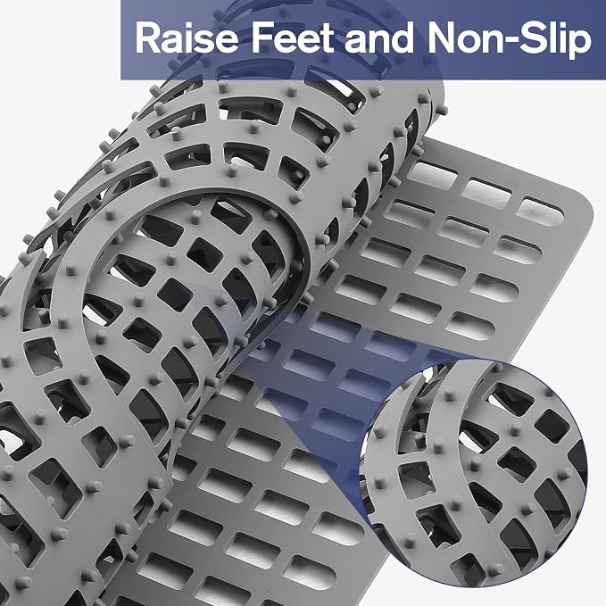 Silicone Sink Protector 30"x16" Center Drain Hole, Heat Resistant Non-slip - Image 5