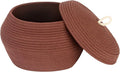Sea Team Round Cotton Rope Storage Basket by SeaTeam