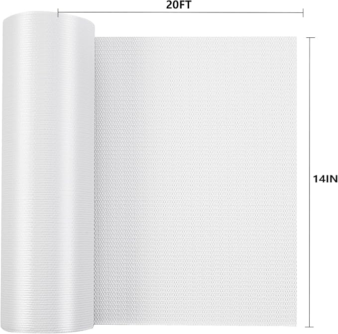 Shelf Liner, 14 Inches x 20 FEET Non-Slip Kitchen Cabinet Liner, Washable - Image 5