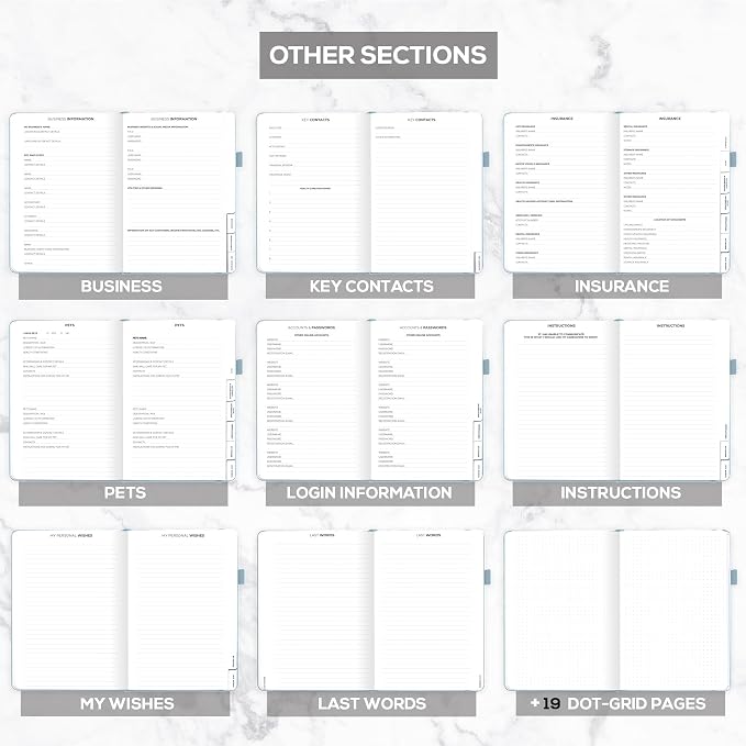 Clever Fox Large End of Life Planner – Guided Final Arrangements Organizer - Image 6