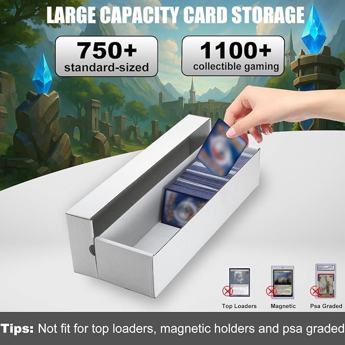 Trading Card Storage Box 6 Pack 1200 count - Image 2