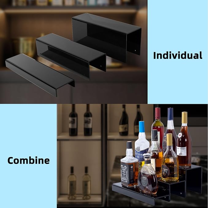 2 Pack Tiers Bar Shelves for Liquor Bottles - Image 3