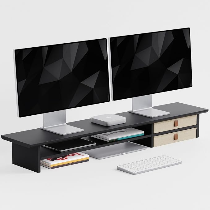 Dual‑Tier Monitor Stand Riser by FENSULN