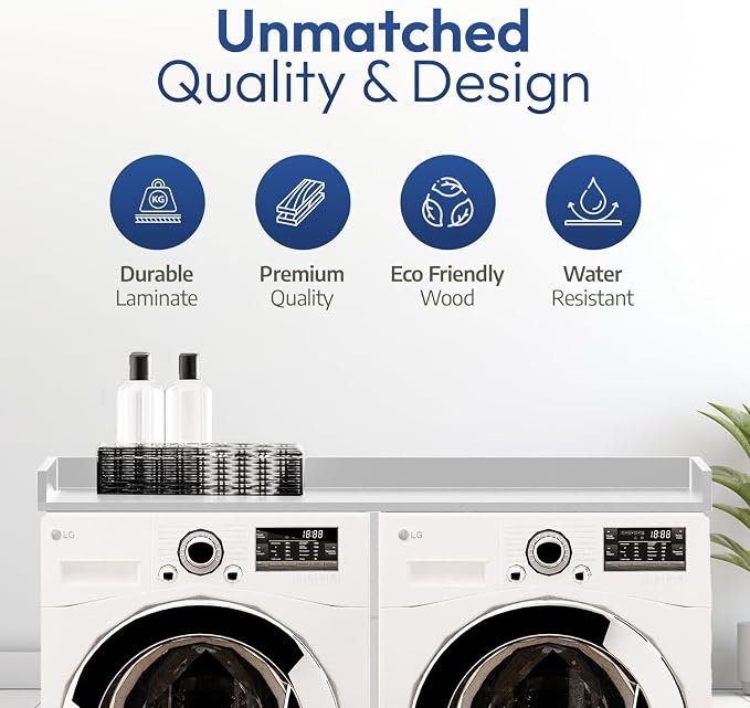 OfficeSimpli Washer Dryer Countertop, Made in USA, Non-Slip Pads, Easy Clean - Image 6