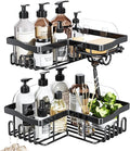 Corner Shower Caddy with Soap Holder, 2 Pack Stainless Steel Corner Shower by SwtyMiki-TidyHomeSweetLife