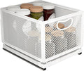 Sliding Cabinet Basket Organizer Drawer Self Adhesive Slide out Pantry Shelves by ULIKEUS