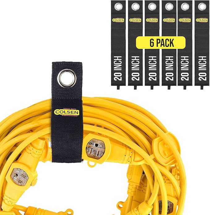 COLSEN Storage Strap – 20 inch large Heavy Duty Garage Organization Cable by COLSEN