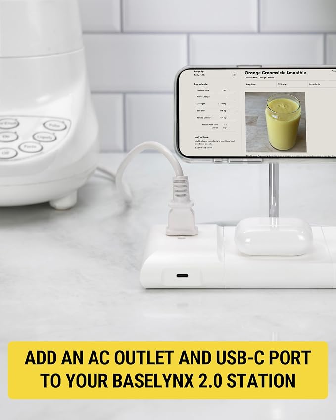 Scosche BL2PEACWT-AP BaseLynx™ 2.0 End Cap Modular System, 67W USB-C Charger - Image 4