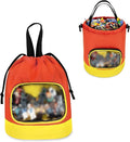 Drawstring Toy Storage Bag for Building Bricks, Building Blocks, Board Games by Rexmica