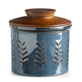 Ceramic Butter Dish with Lid, Butter Crock by YHOSSEUN