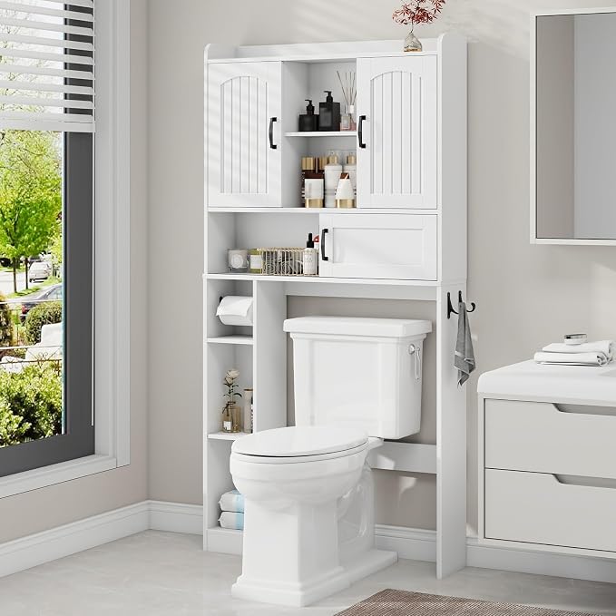 Vabches Farmhouse Over The Toilet Storage Cabinet by Vabches