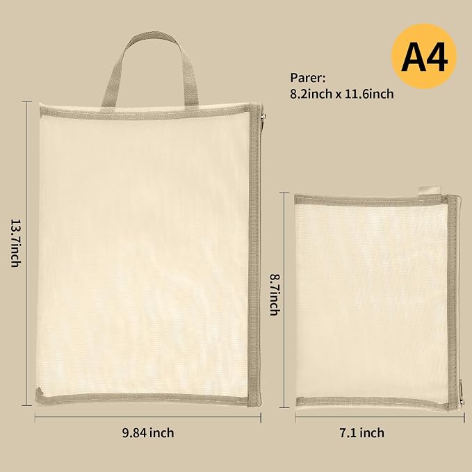 20 Pack Colored Mesh Zipper Pouch Bags, Nylon Puzzle Building Block Sets Toy - Image 4