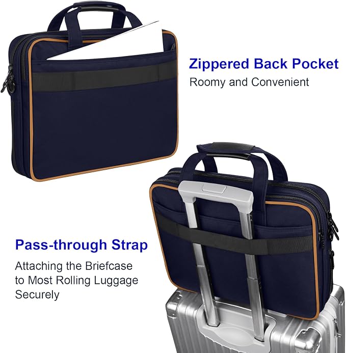 Taygeer Briefcases for Men, Water Resistant Laptop Bag 15.6 Inch for Business - Image 7