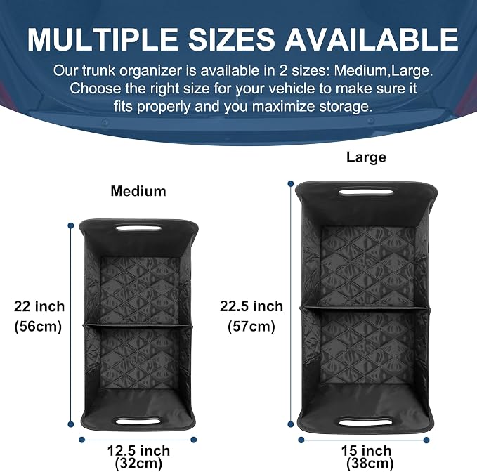 Deosk Car Trunk Organizer and Storage - Image 2