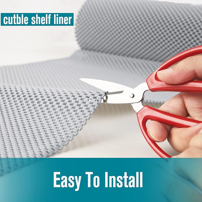 Drawer Shelf and Cabinet Liner, Thick Strong Grip, Non-Adhesive Liners Protect - Image 6