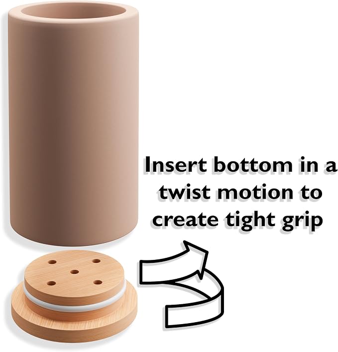Matani Bamboo Toothbrush Holder Diatomite Tooth Brush Organizer - Image 9