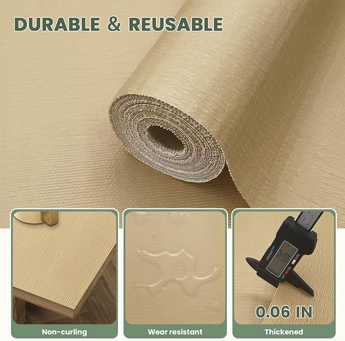 Drawer Liner and Shelf Liner for Kitchen Cabinet Liner Non-Adhesive Non-Slip - Image 5