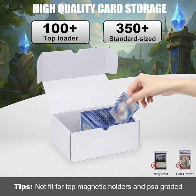 Toploader Trading Card Storage Box, Collectible Trading Card Organizer - Image 2