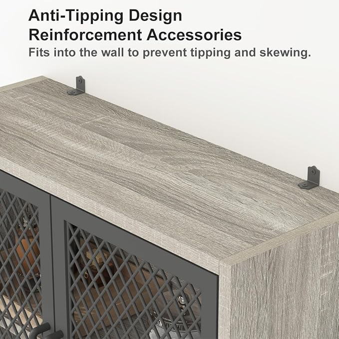Launica Bathroom Space Saver, Over The Toilet Storage Cabinet, Metal and Wood - Image 7