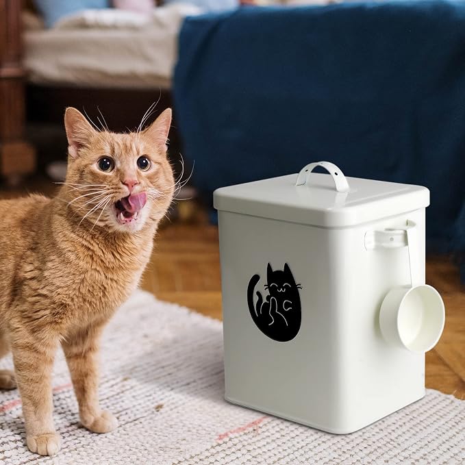 Dog and Cat Food Storage Container 6L, Cute Pet Food Storage Containers - Image 9