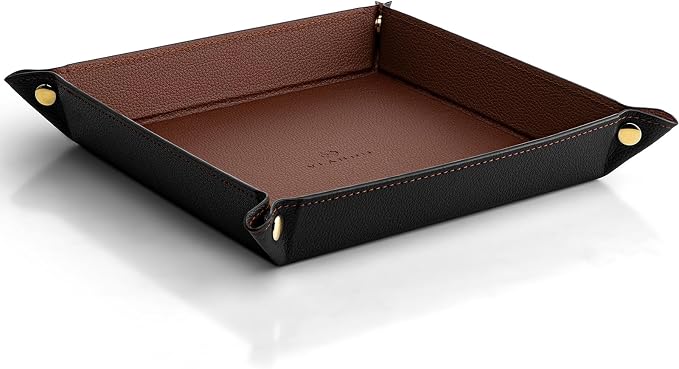 Valet Tray for Men Women, Nightstand Organizer Vanity Catchall Holder for by VLANDO