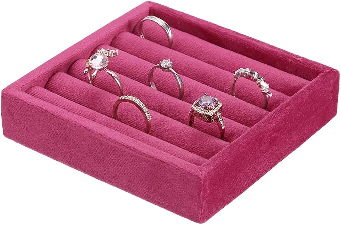 uxcell Stackable Jewelry Storage Tray, Jewelry Tray Drawer Organizer, Small by uxcell