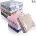 Clear Zippered Storage Bags Plastic Sweater Storage Bags by Heonay